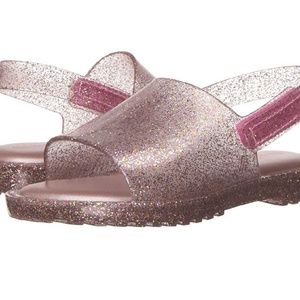Mini Melissa Glitter Sandals Toddler 7